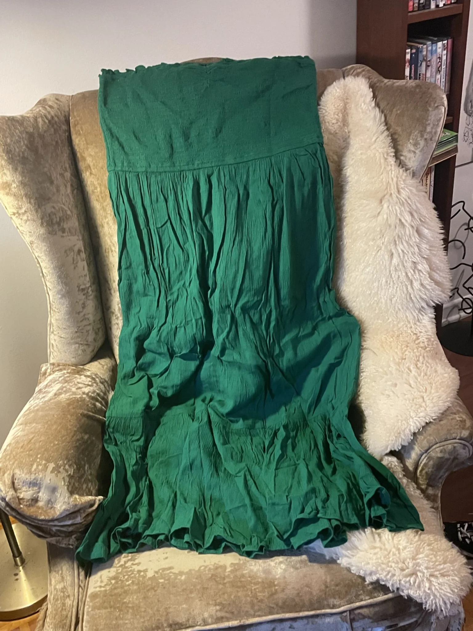 Image for Robe verte bohémienne