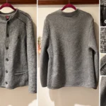 Thumbnail for Giesswein – Cardigan autrichien gris chiné | Taille 52