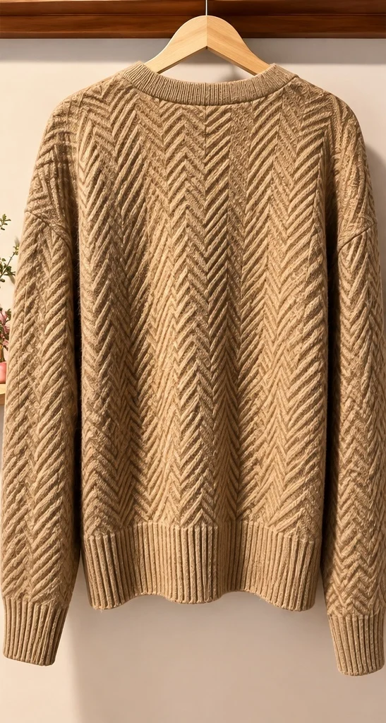 Image for Buffalo David Bitton cardigan – Textured camel – Size M