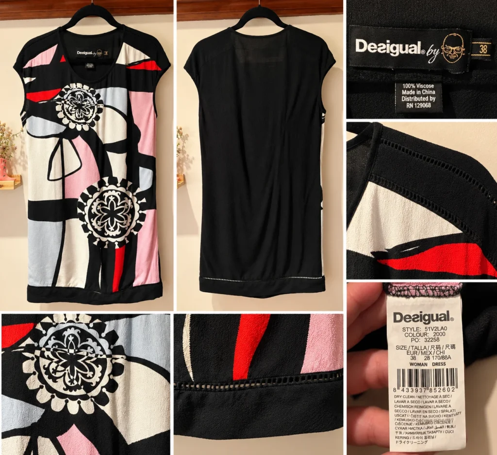 Image for Robe Desigual by Christian Lacroix – Imprimé artistique – Taille 38 (M)