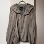 Thumbnail for Zara satin-effect bomber jacket