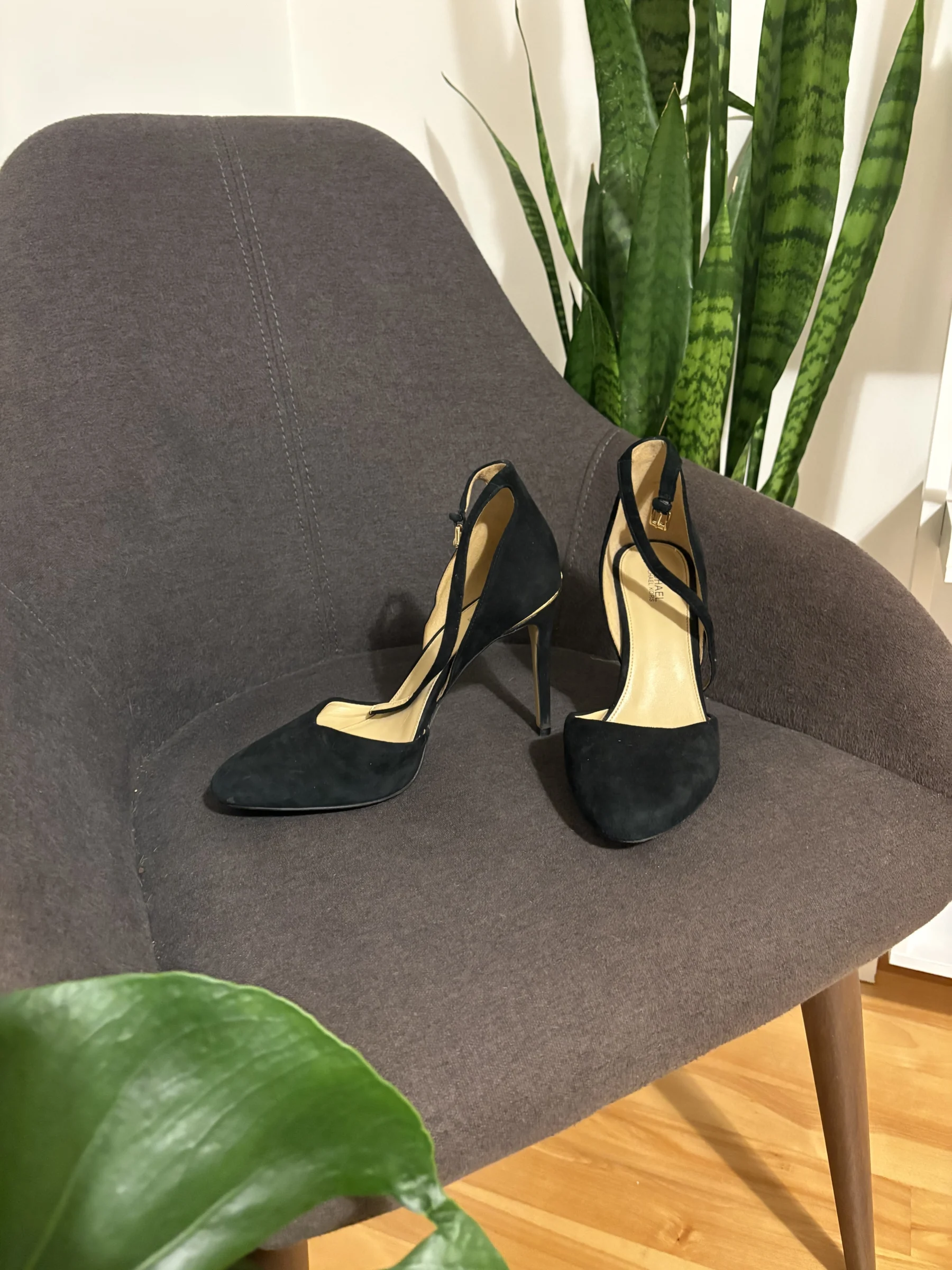 Black suede Michael Kors high heels Michael Kors seconde main