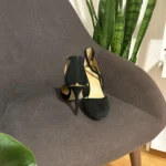Thumbnail for Black suede Michael Kors high heels