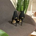 Thumbnail for Black suede Michael Kors high heels