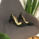 Thumbnail for Black suede Michael Kors high heels