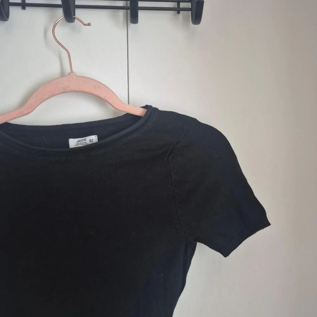 Image for Ardene black top with open back, size XS