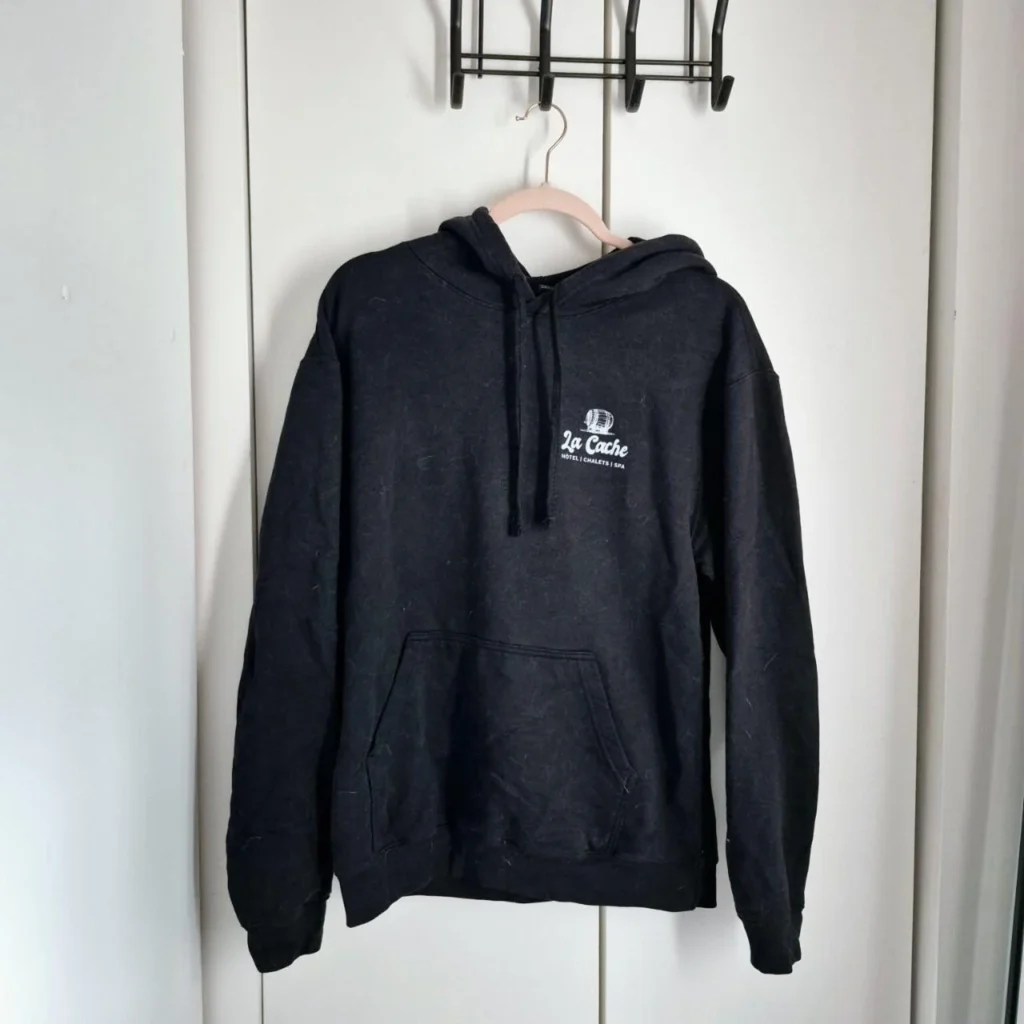 Featured image for La Cache black hoodie, size medium