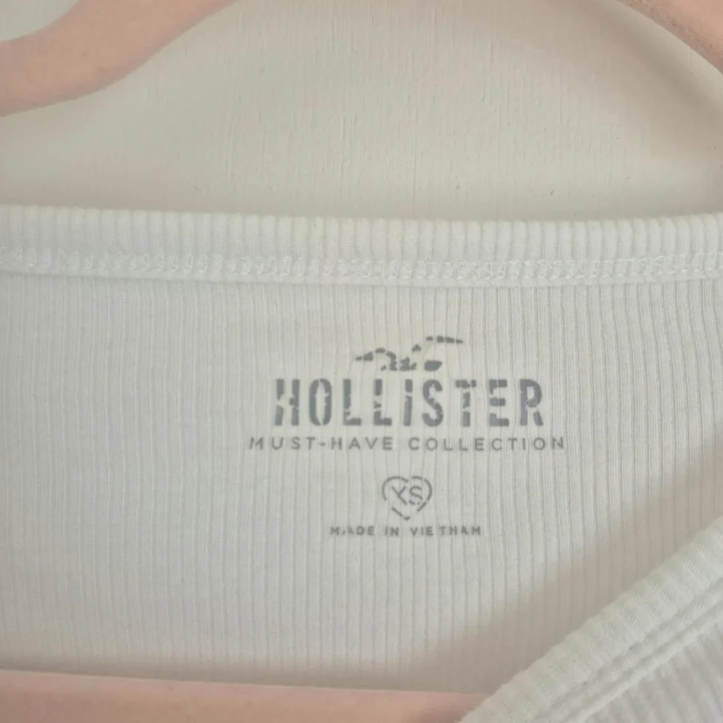 Image for Hollister white jumper, size XS