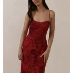 Thumbnail for Elegant, floral midi dress