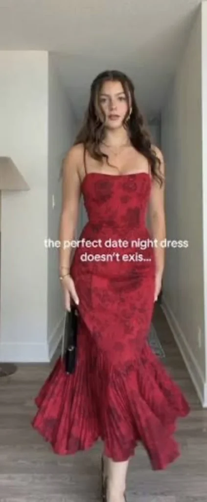 Image for Elegant, floral midi dress
