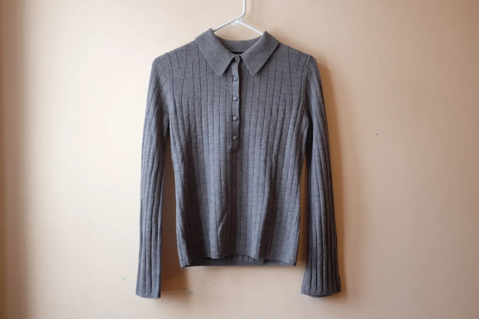 Featured image for Merino wool polo shirt