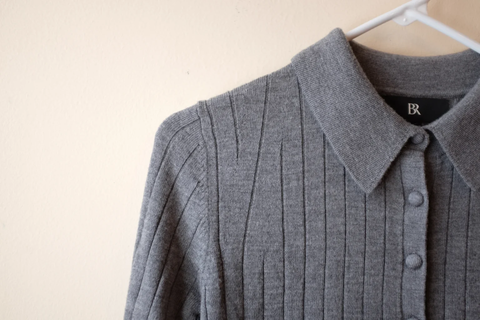 Image for Merino wool polo shirt