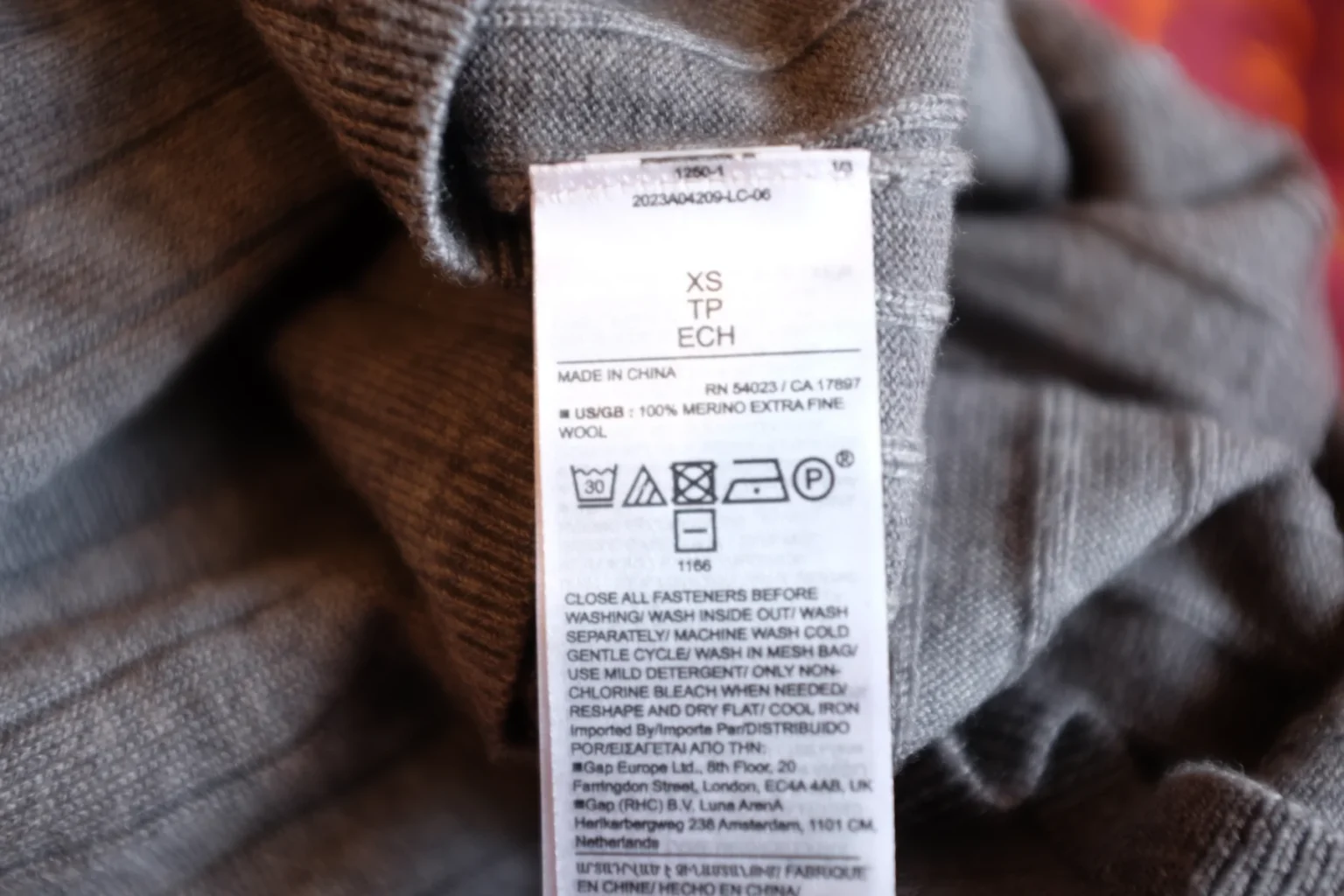 Image for Merino wool polo shirt