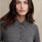 Thumbnail for Merino wool polo shirt