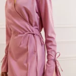 Thumbnail for Short wrap dress - Womance