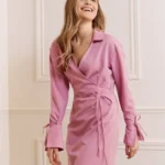 Thumbnail for Short wrap dress - Womance