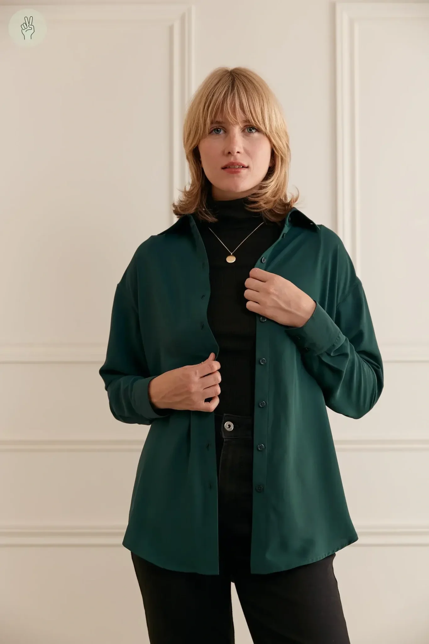 Image for Button-up shirt - Womance