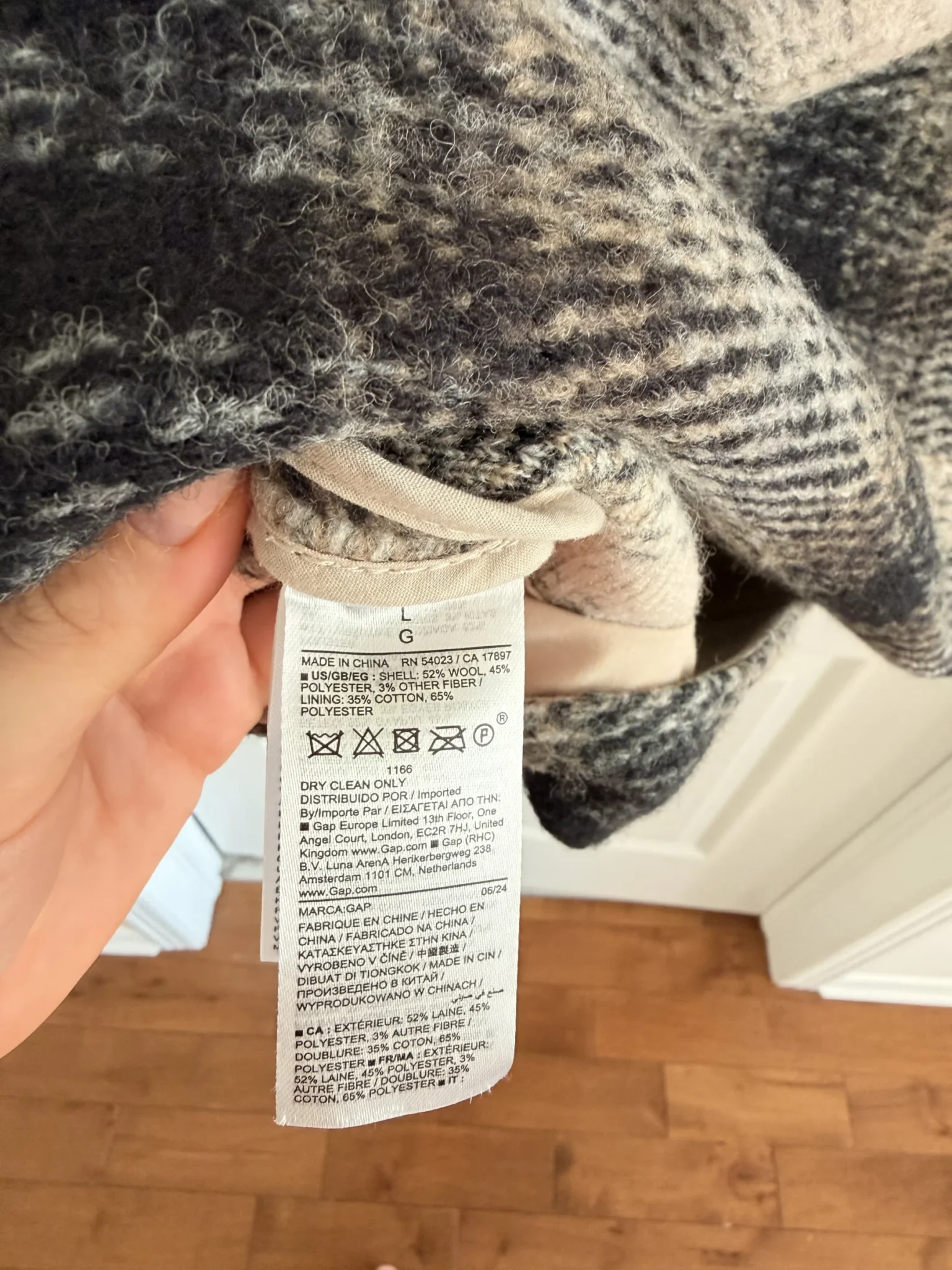 Image for GAP mid-season coat