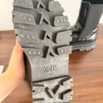 Thumbnail for Black mid-season boots from ZARA