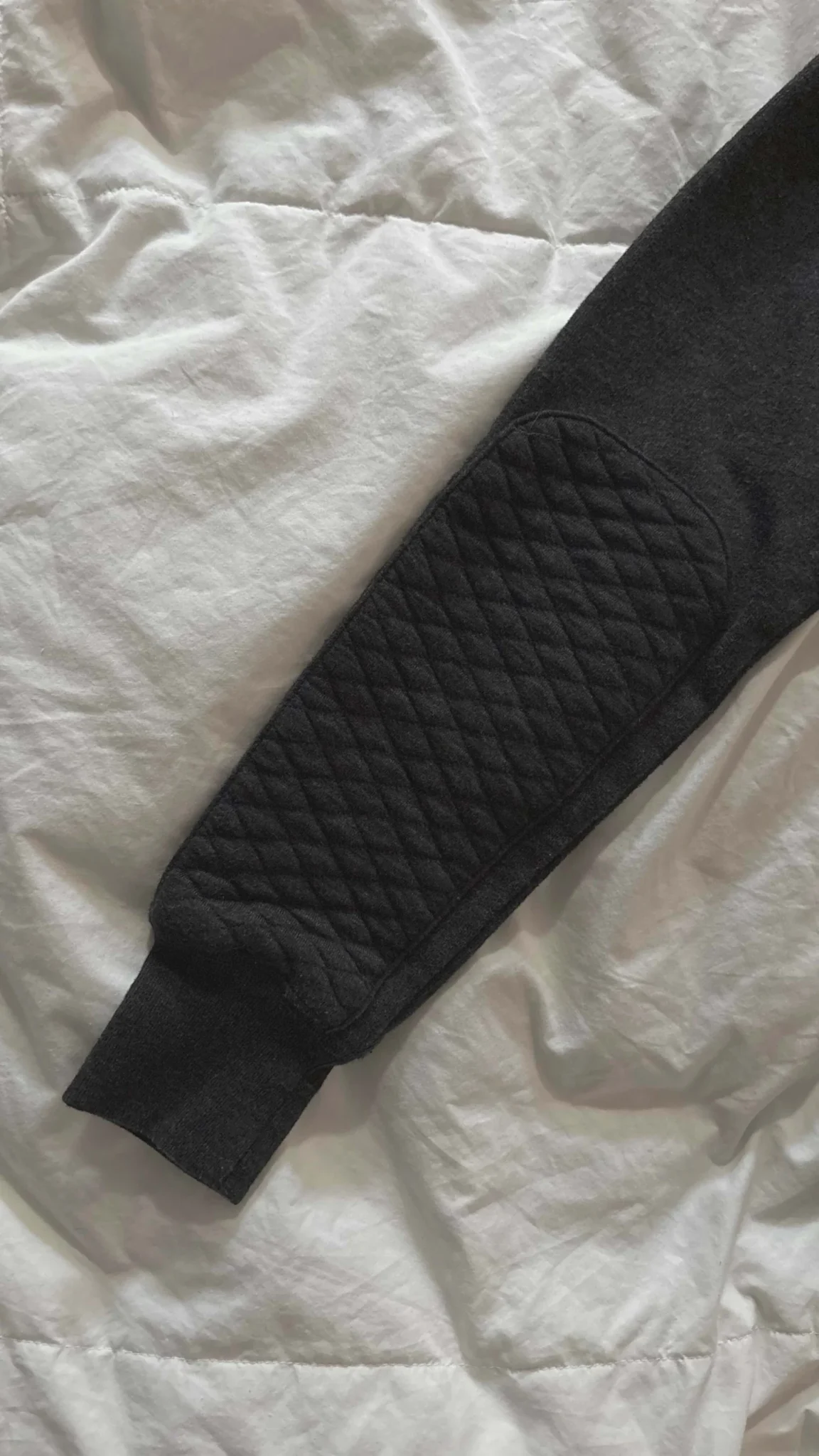 Image for Dark grey Brixton quilted jumper