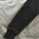 Thumbnail for Dark grey Brixton quilted jumper