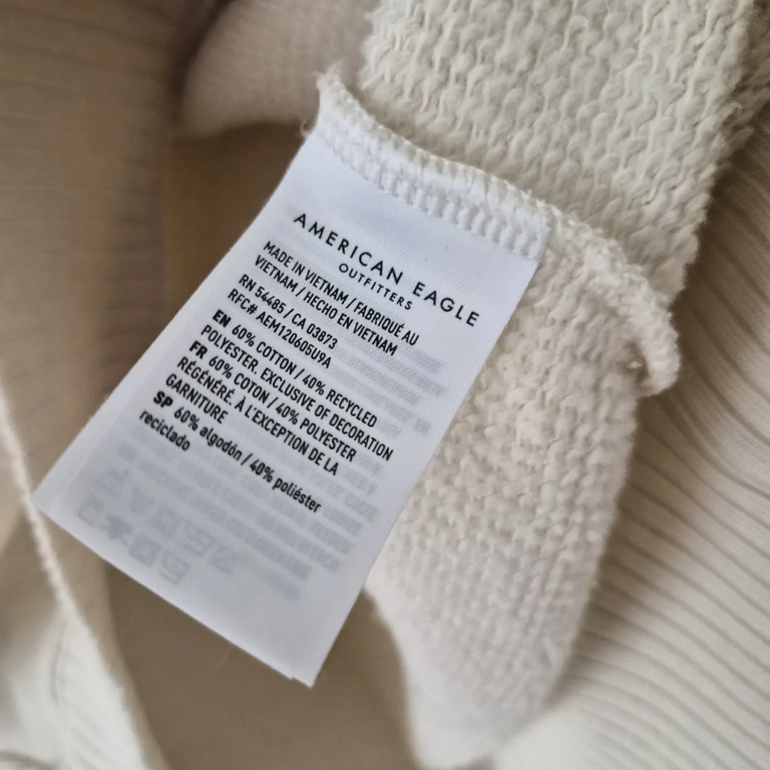 Image for Oversized sweatshirt with a loose neckline