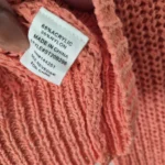Thumbnail for Openwork knitted cardigan