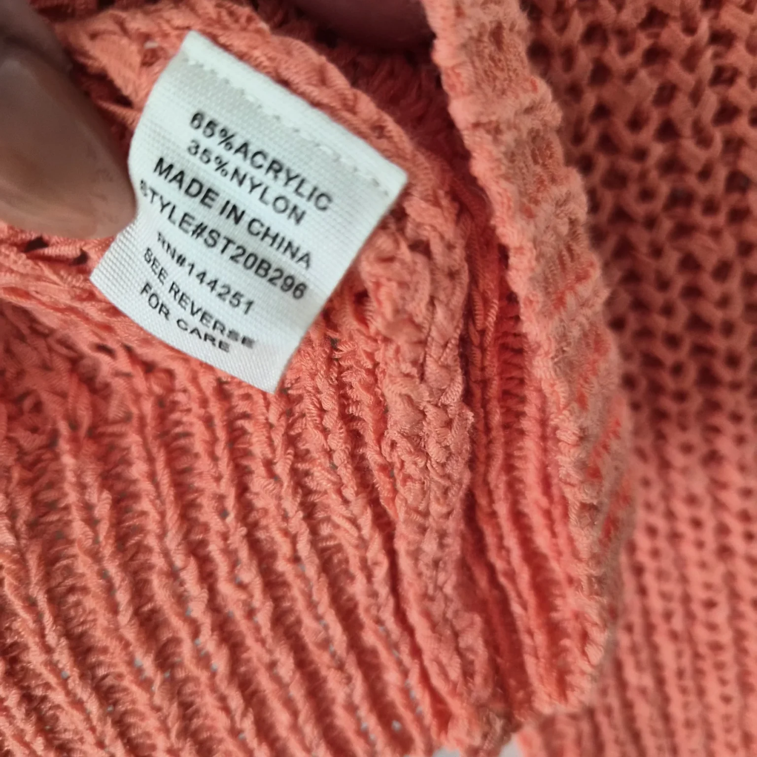 Image for Openwork knitted cardigan