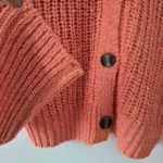 Thumbnail for Openwork knitted cardigan