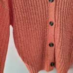 Thumbnail for Openwork knitted cardigan