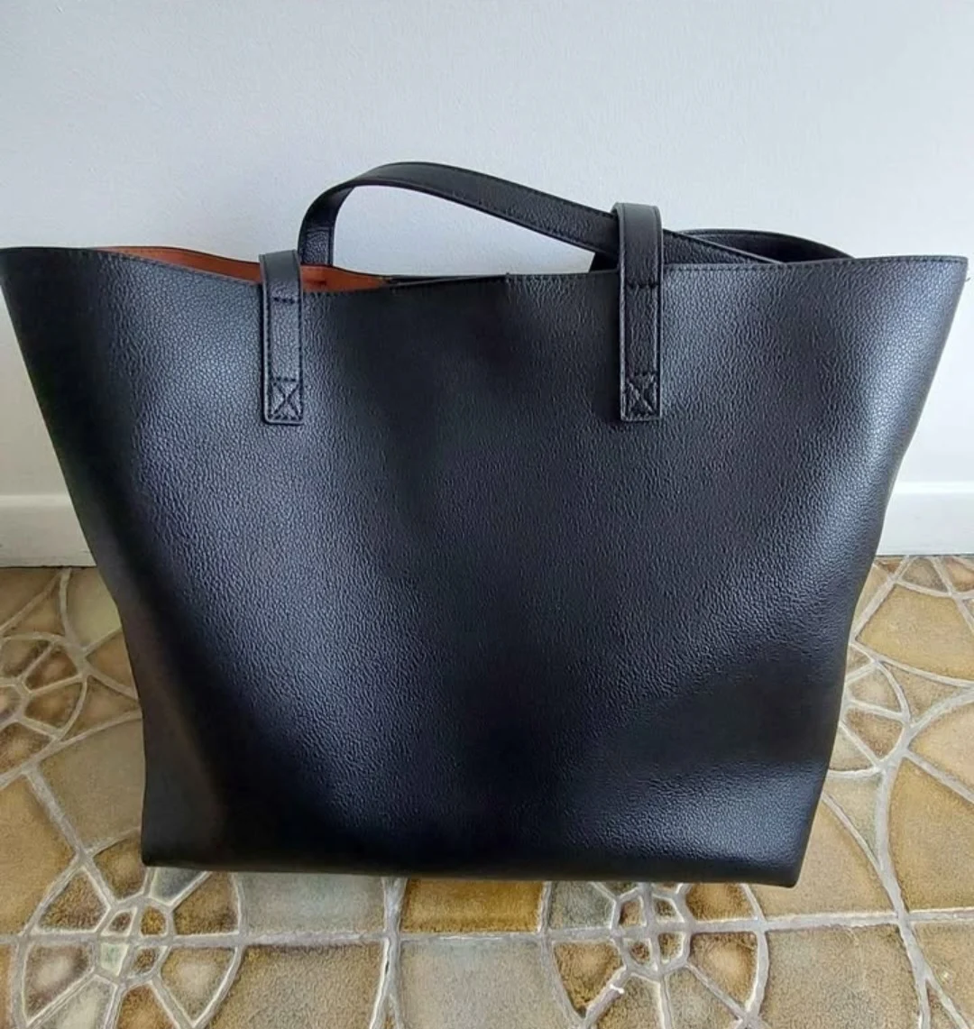 Minimalist, textured tote bag by Simons Simons seconde main