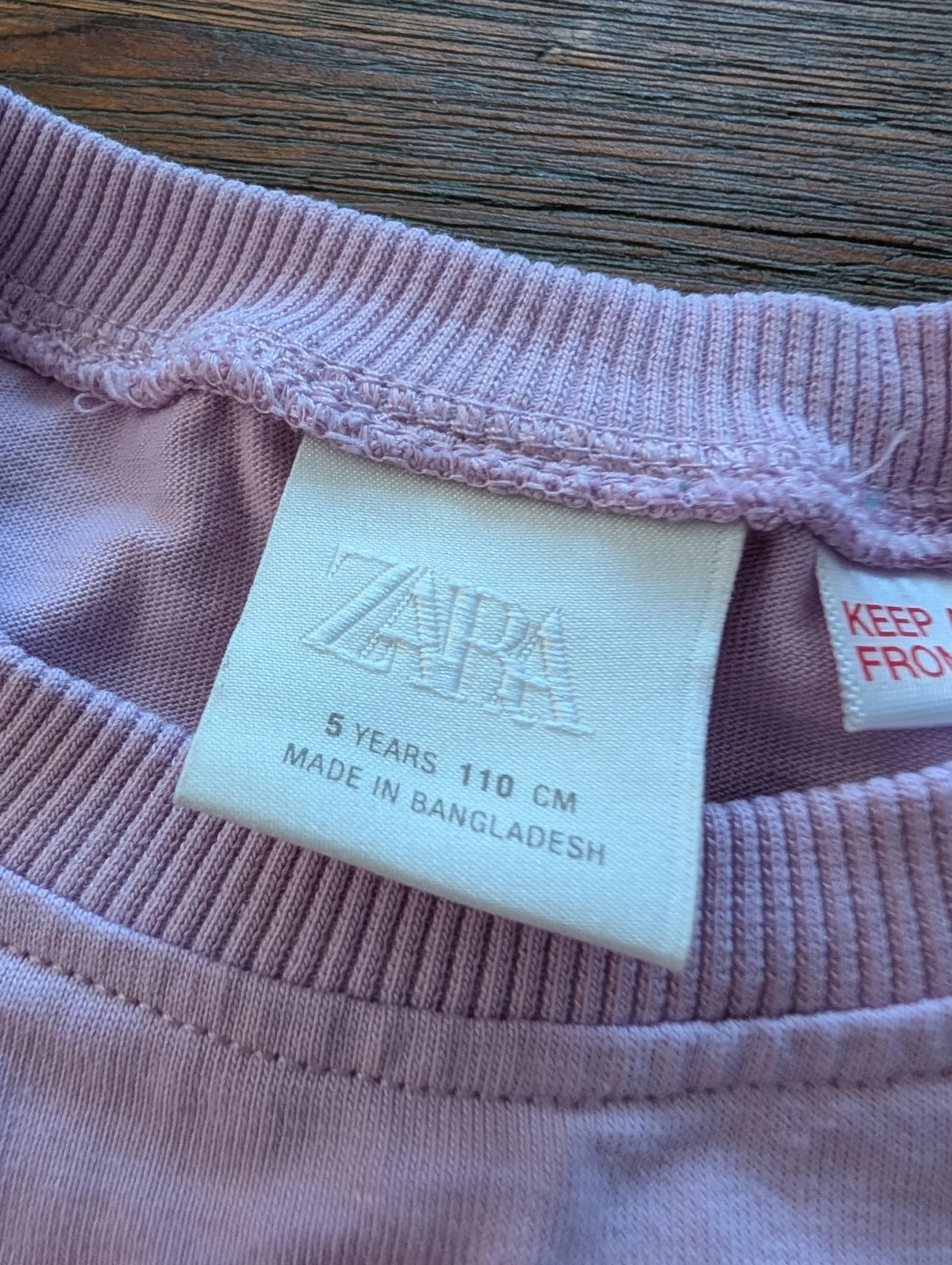 Image for Zara T-shirt, size 5 years