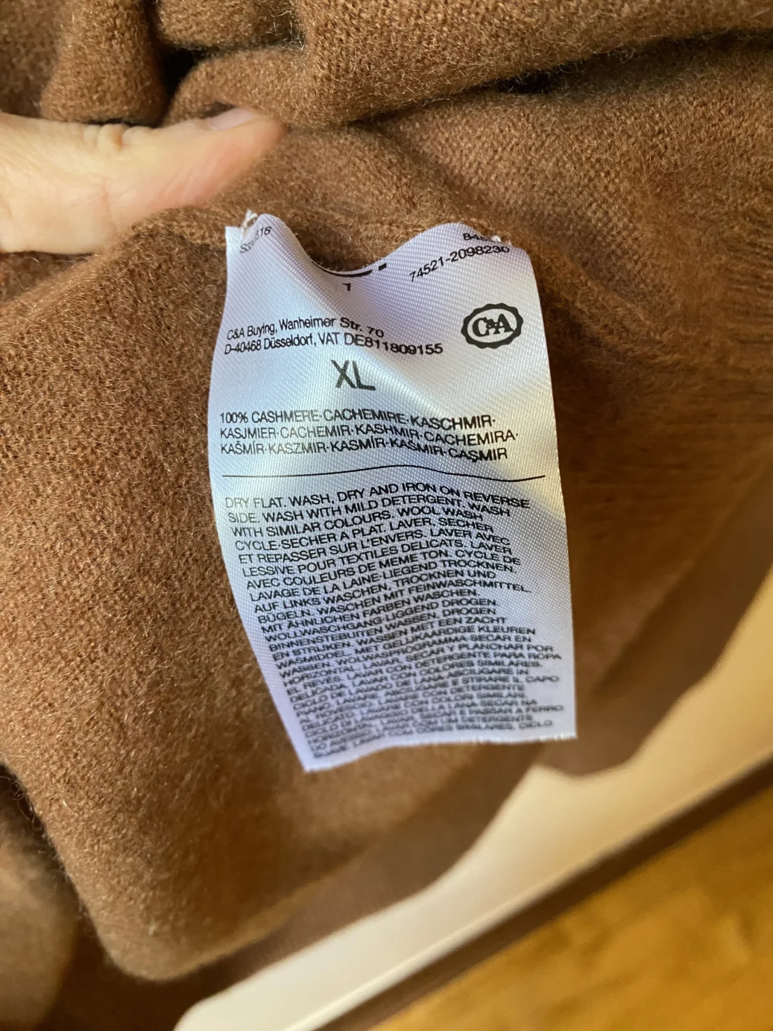 Image for 100% cashmere jumper