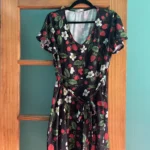 Featured thumbnail for Black Short Dress with Strawberries