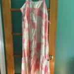 Thumbnail for HM Long White and Pink Dress