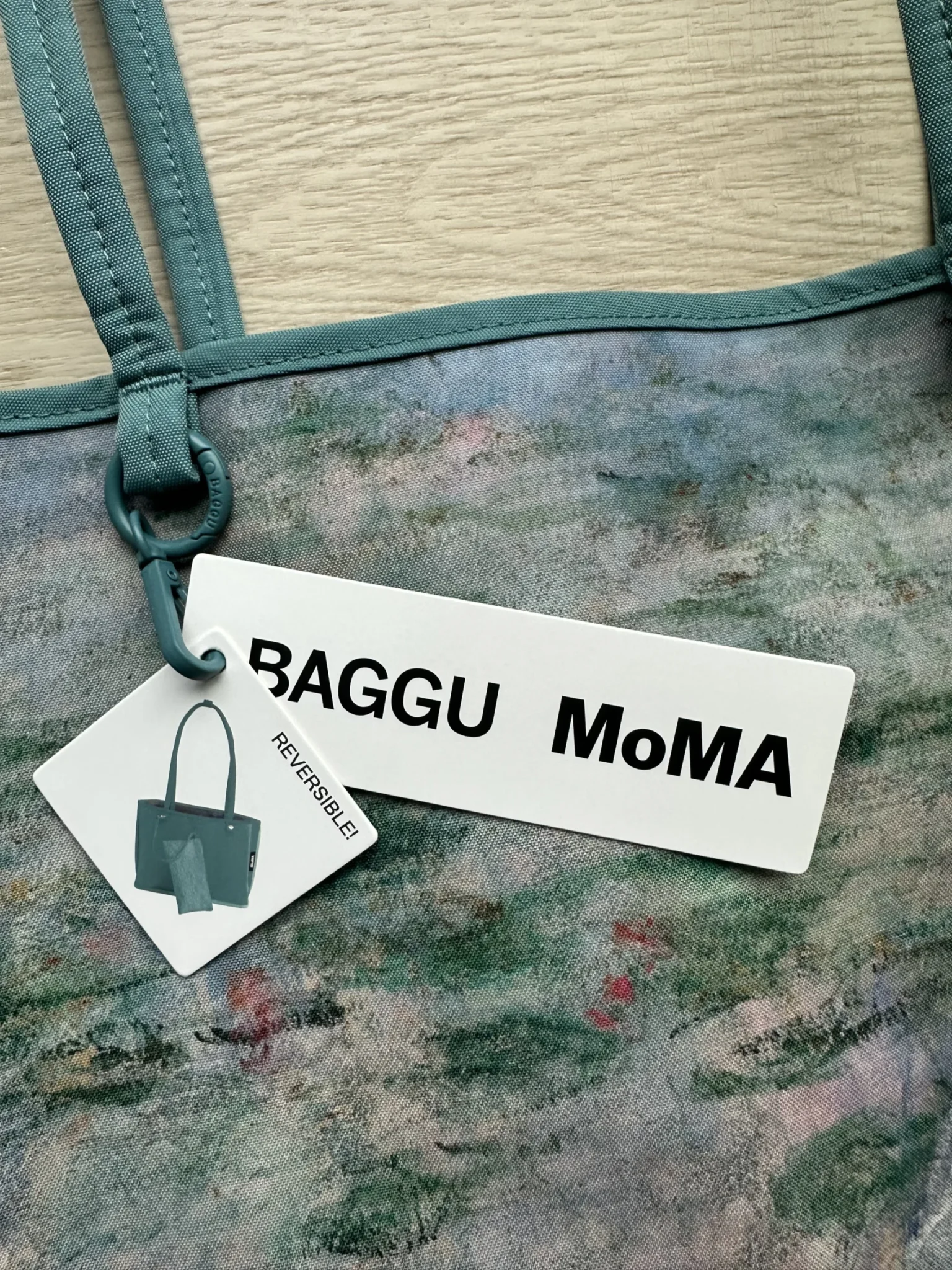Image for Baggu x MoMA Medium Reversible Nylon Tote