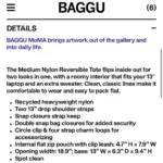 Thumbnail for Baggu x MoMA Medium Reversible Nylon Tote
