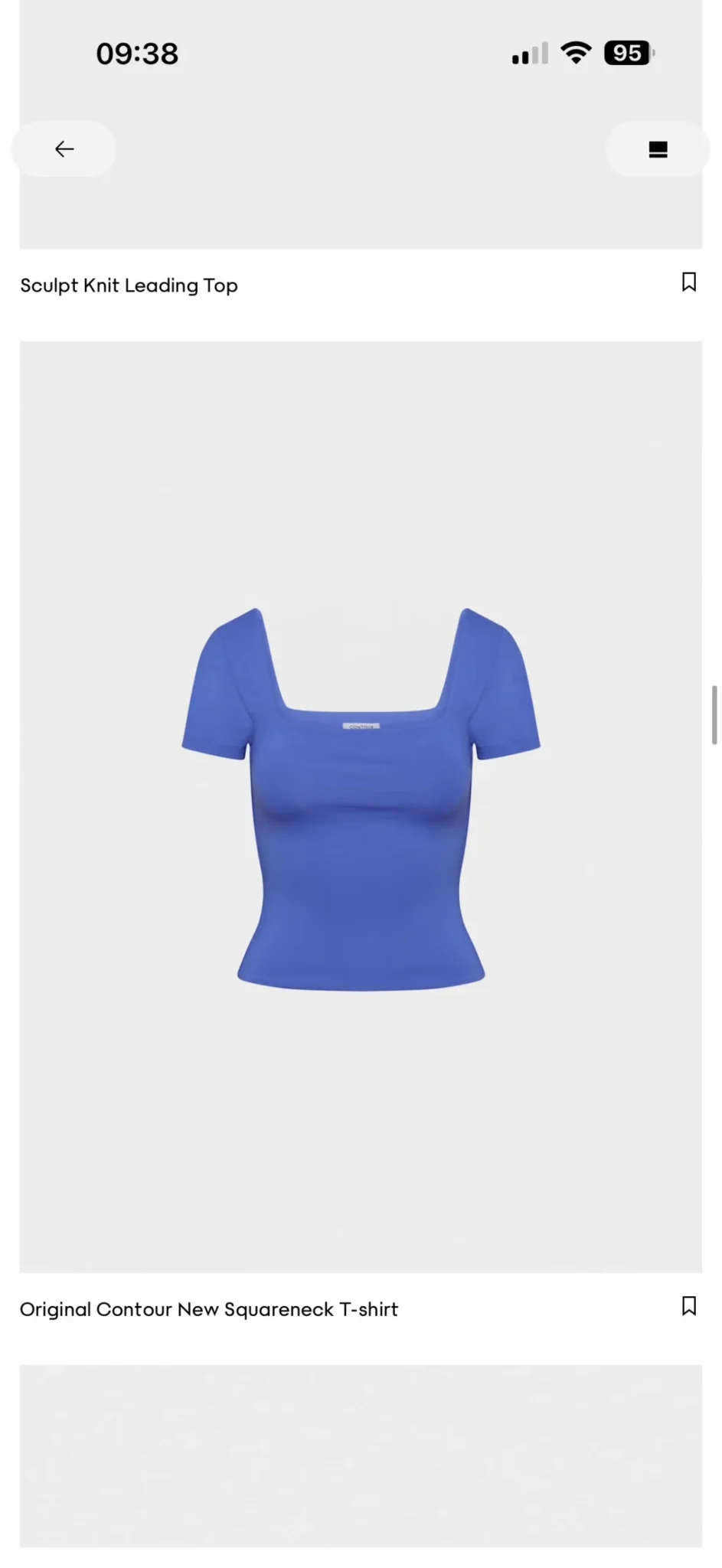 Featured image for Aritzia top in medium blue