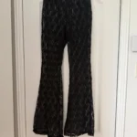 Thumbnail for Medium-length sheer lace trousers