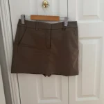 Featured thumbnail for Women’s size 6 Dynamite tan-coloured skirt-shorts