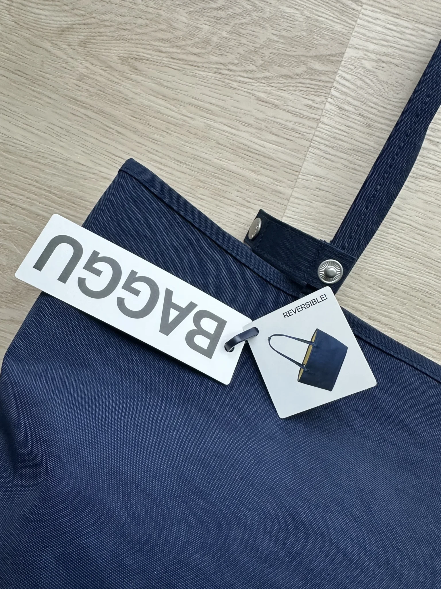 Image for Baggu Medium Reversible Nylon Tote