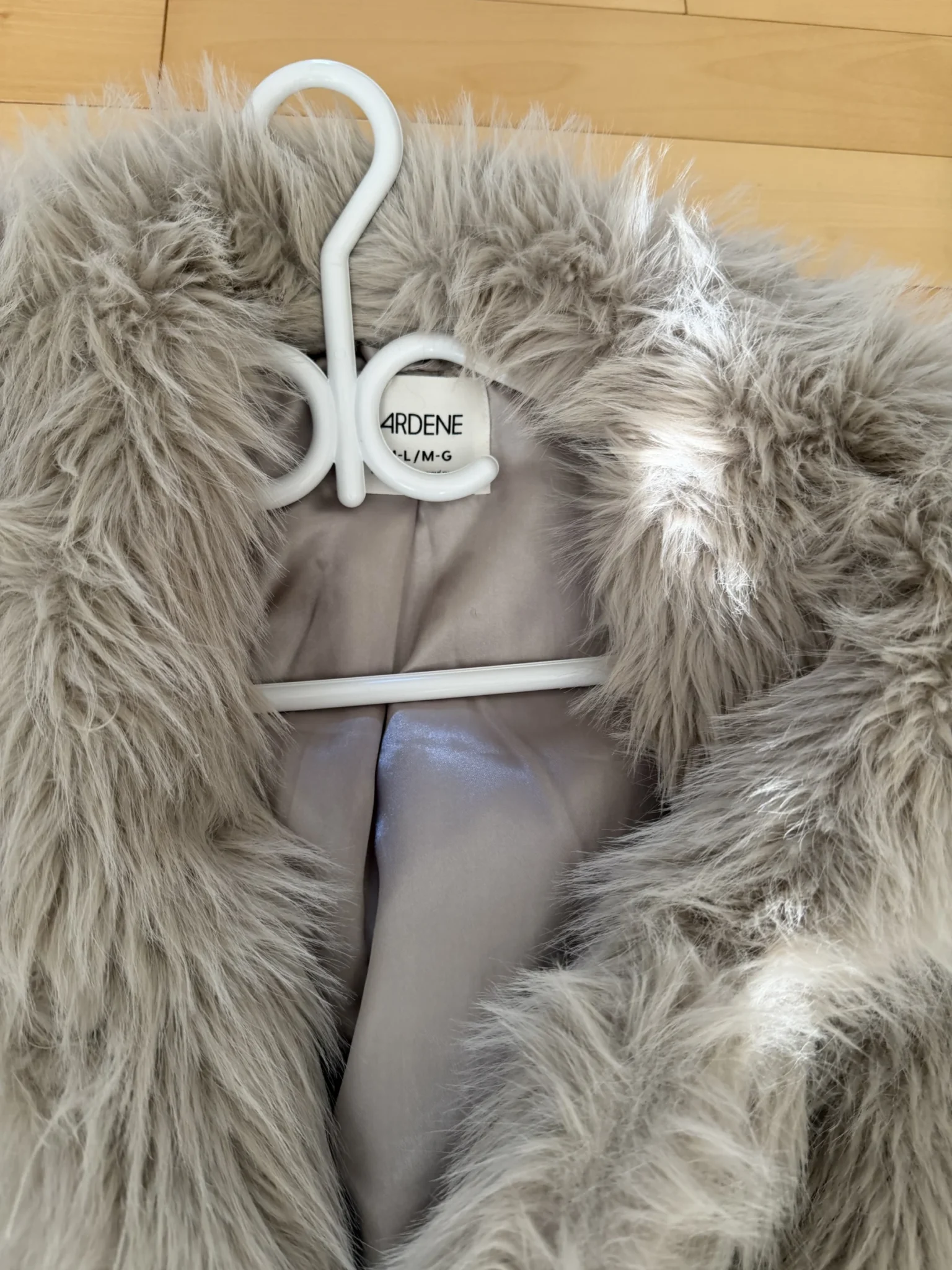 Image for Manteau en fausse fourrure medium large