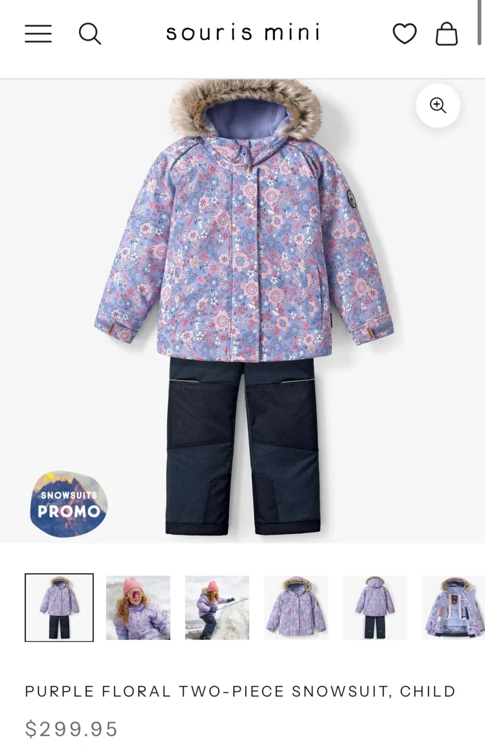Image for Mini Mouse Snow Suit, Age 5