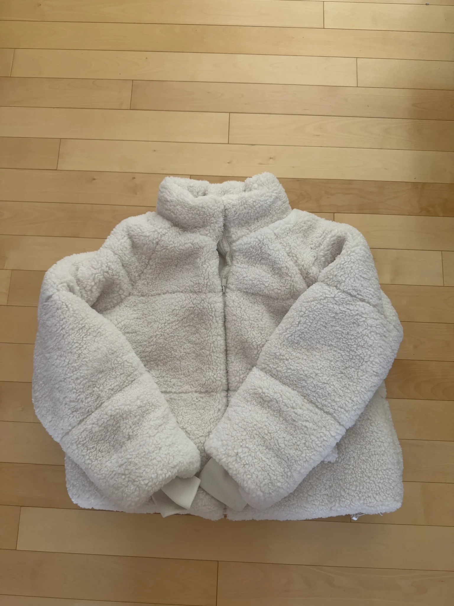 Featured image for Manteau en Teddy femme oversized