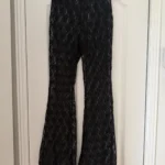 Thumbnail for Medium-length sheer lace trousers