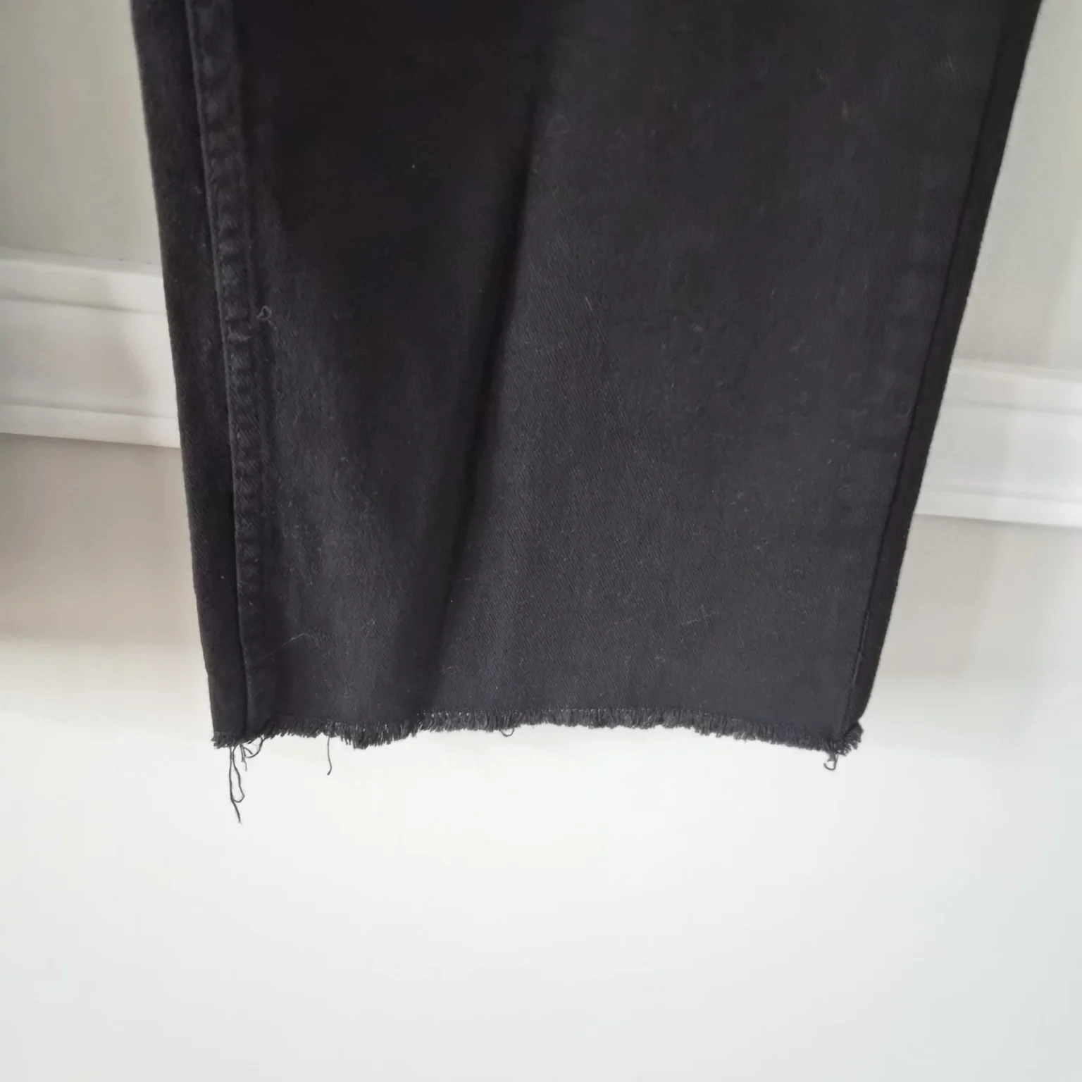 Image for Pantalon cargo noir à jambe large RFM (Royalty For Me)