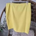 Featured thumbnail for Fitted pencil skirt – vibrant yellow