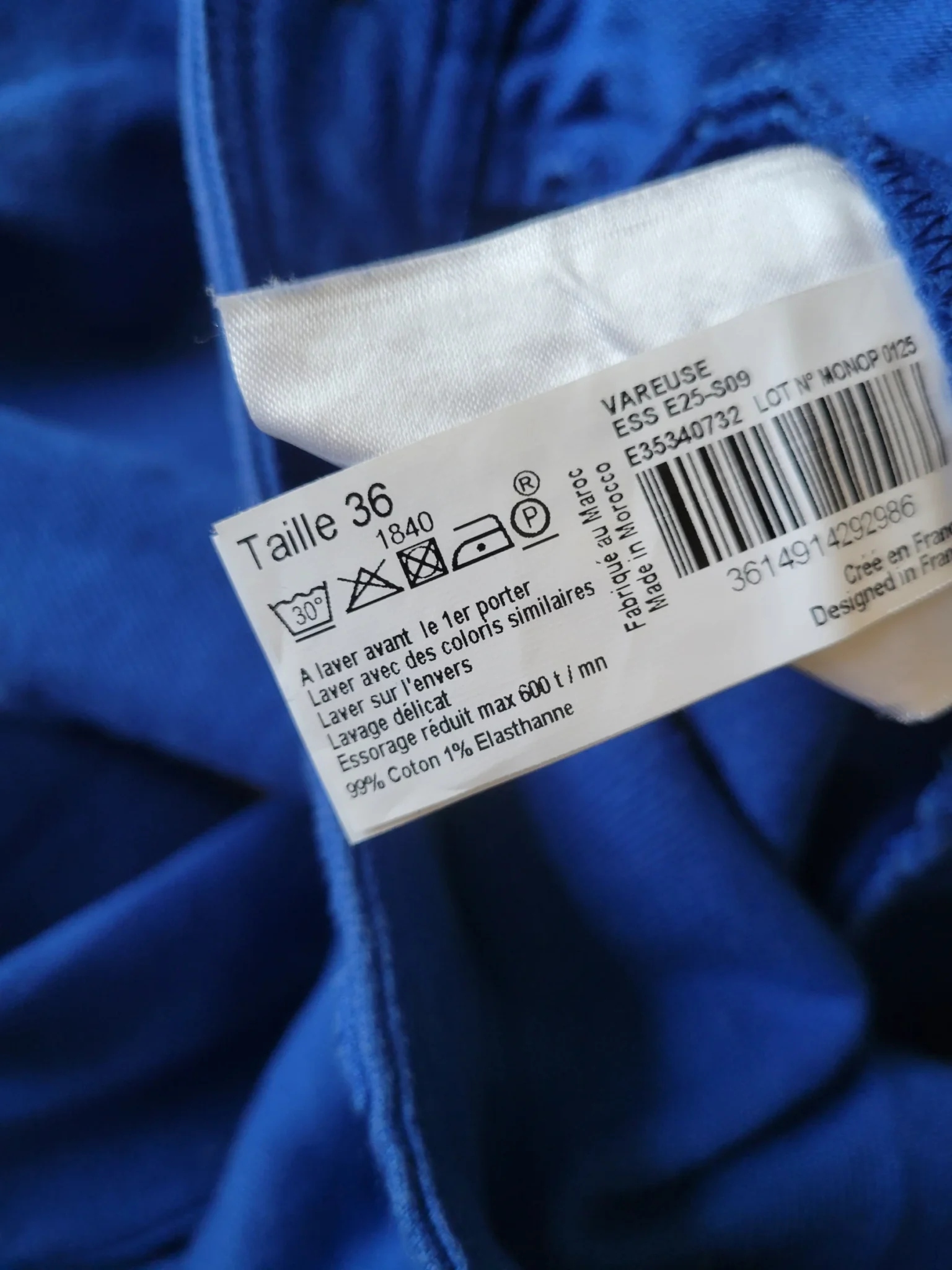 Image for Blue work trousers