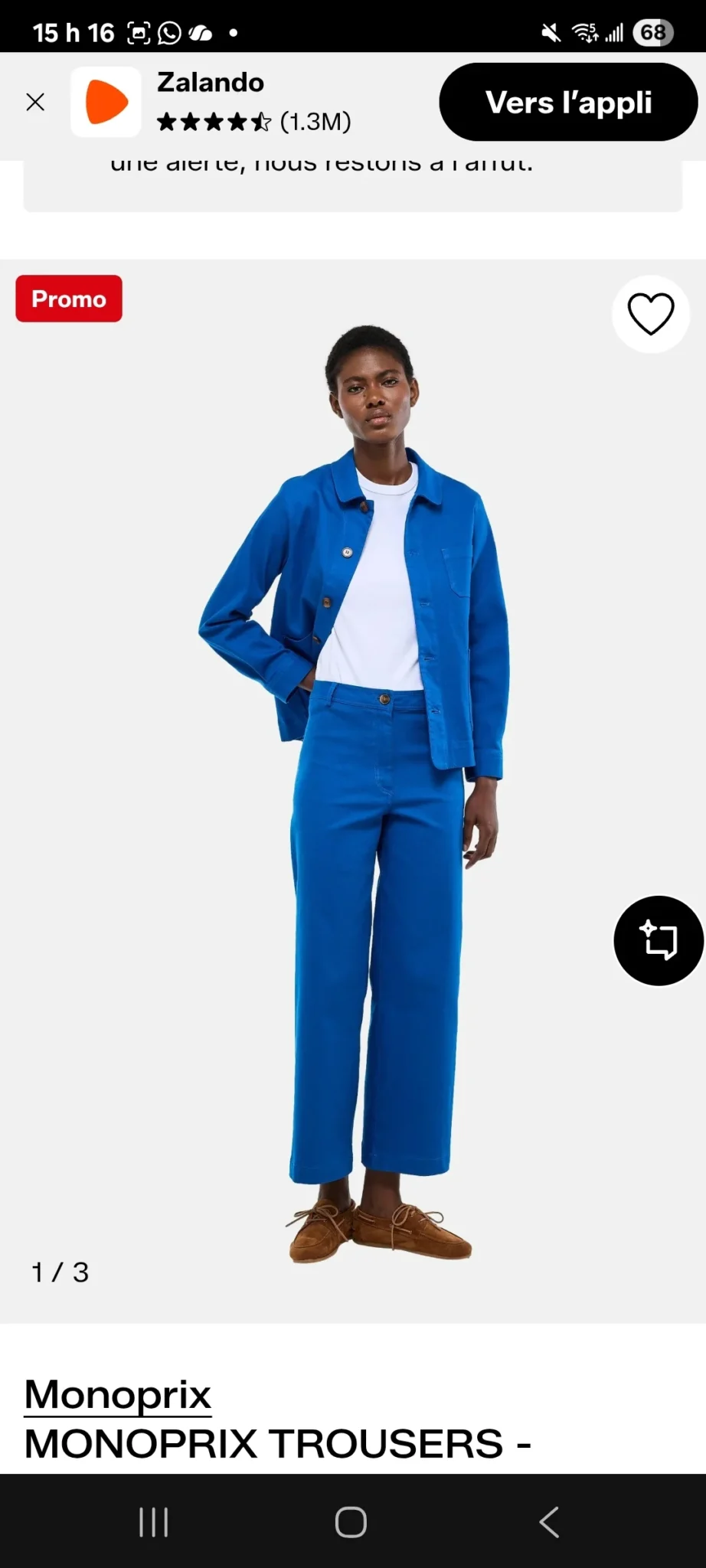 Image for Blue work trousers