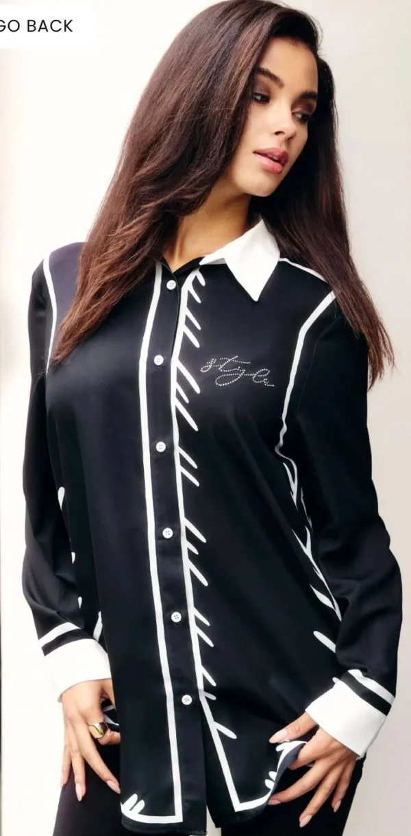 Image for Franck Lyman Black Blouse